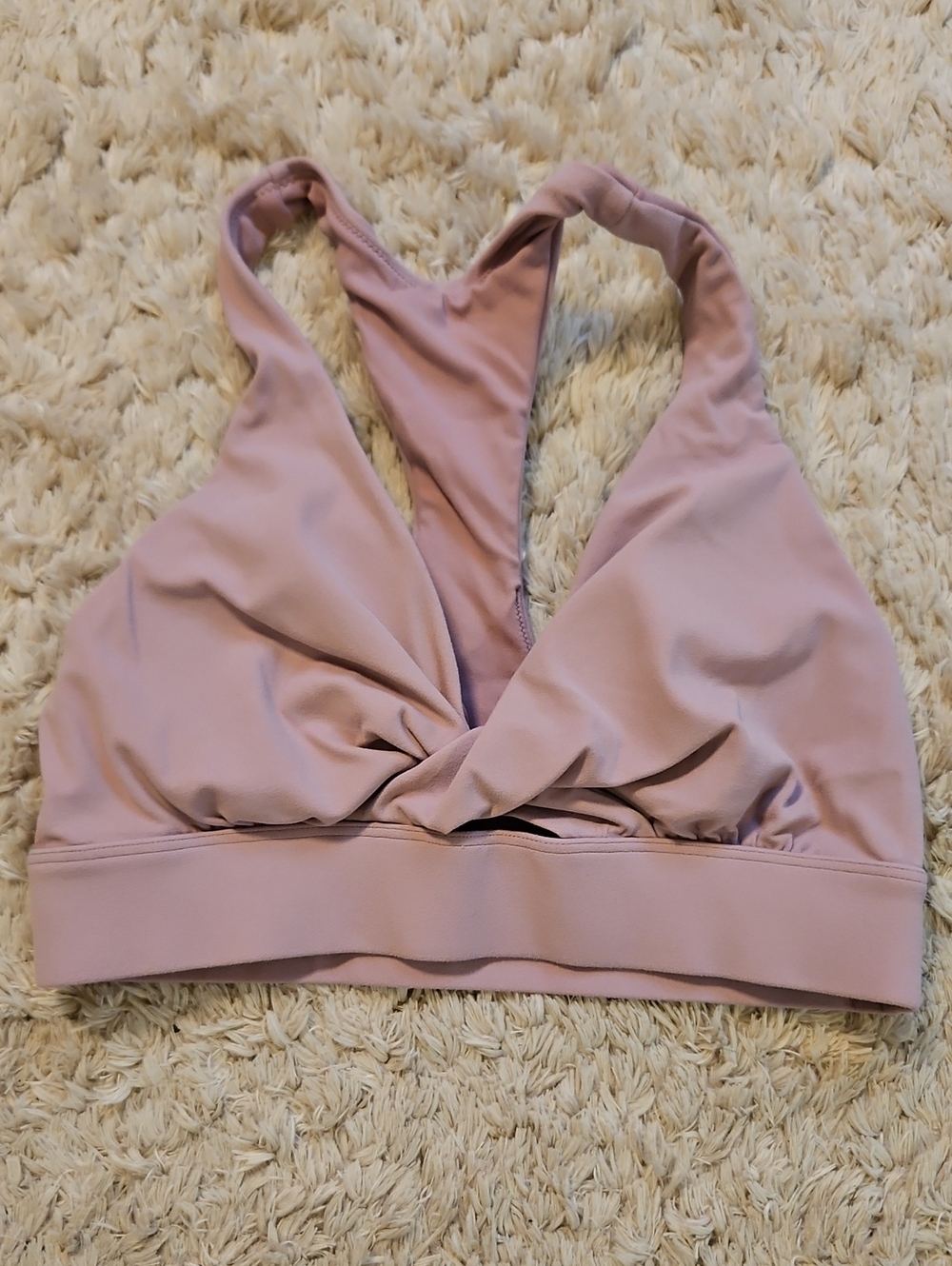 lululemon athletica Twist-Front Bralette in Dusty Rose